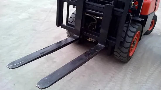 Empilhadeira confiável de 2,5 toneladas com bateria para cargas pesadas