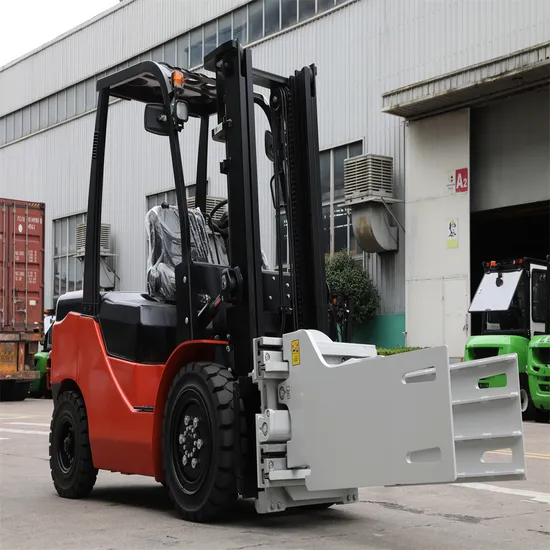 Empilhadeira elétrica/diesel/GLP/gasolina com certificação CE de 1 tonelada/2 toneladas/3 toneladas/4 toneladas/5 toneladas/6 toneladas para terrenos acidentados/offroad/elétrica com potência hidráulica e mini contêiner de rodas