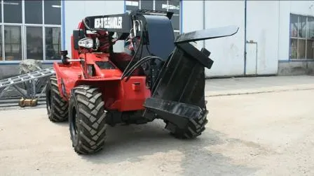 Fornecimento direto da fábrica de empilhadeiras telescópicas de 3 toneladas, 3,5 toneladas e 4 toneladas, com altura de elevação de 7 m, 13 m e 18 m, para venda