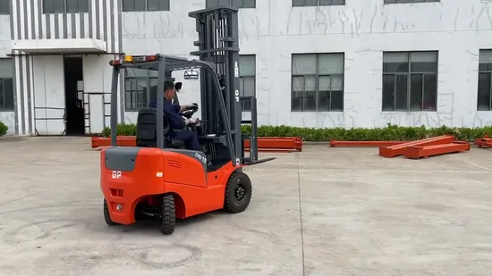 Empilhadeira elétrica articulada chinesa com capacidade de carga de 1000 kg e altura de elevação de 1000 mm para armazém com corredor muito estreito