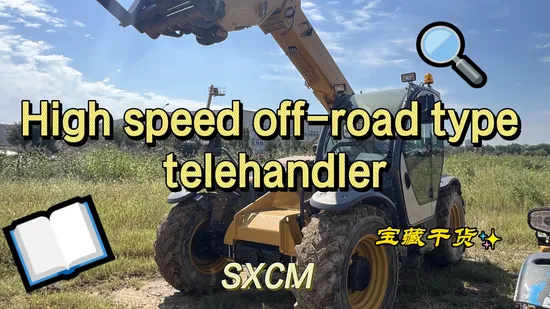 Telehandler robusto com quatro